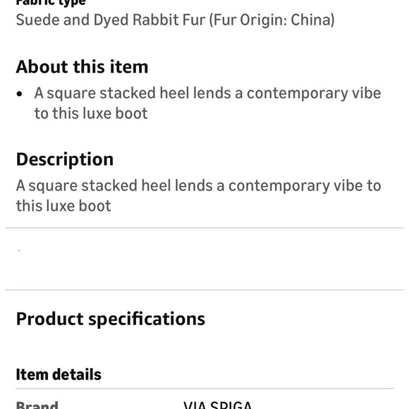 Via Spiga Black Fur-Trimmed Heeled Boots - Picture 9 of 9